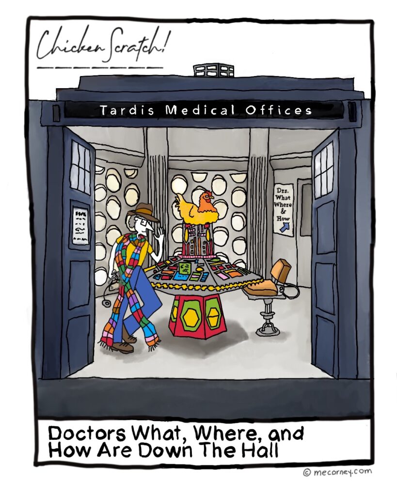 ChickenScratch! Dr. Who Comic