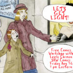 "Let's Get Light! Free Comics Workshop with Leela Corman, SAW Comics, Friday Aug 16, 7 pm Eastern"