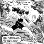 "Reflection in Motion! SAW presents a free comics workshop with Abby Kacen! Jan 10th at 7pm EST (virtual)"