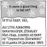 Is snow a good thing to fall on?