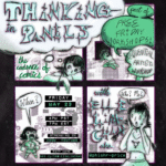 "Thinking in Panels: the cadence of comics, part of free Friday workshops with the Sequential Artists Workshop. When? Friday, May 23, 4pm PDT, 7pm EDT, streaming on Zoom, Youtube. RSVP here: bit.ly/SAW-ElleLimChan. with Elle Lim-Chan aka @phishr-price"