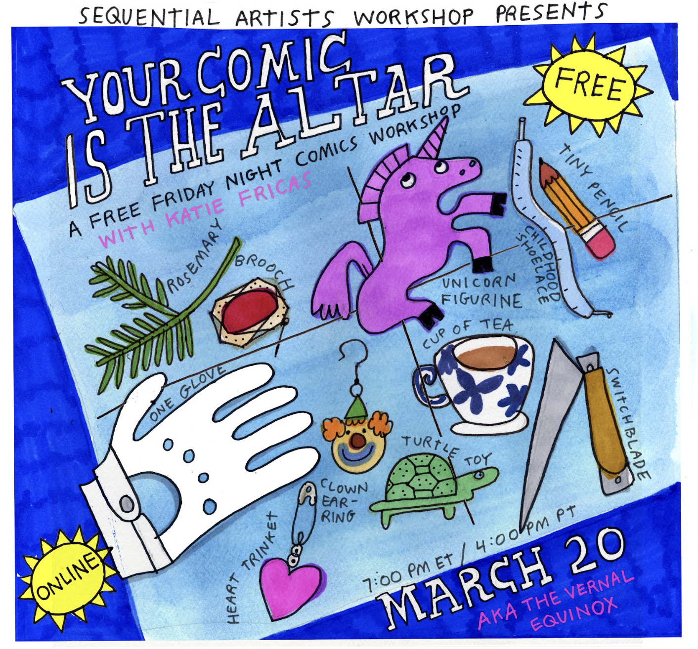 Katie Fricas thumbnail image: Your Comic is the Altar